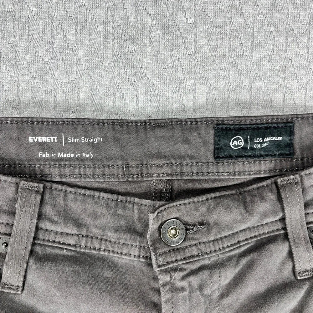 AG Adriano Goldschmied Everett Slim Straight Pants Mens 36x32 Fits 36x29.